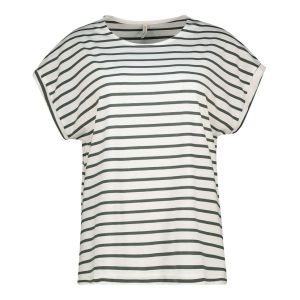 Womens Printed Stripe T-Shirt