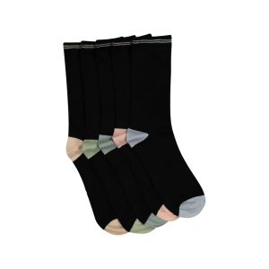 Womens 5 Pack Mid-length Socks