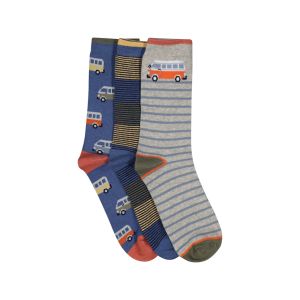 Mens 3 Pack Design Socks