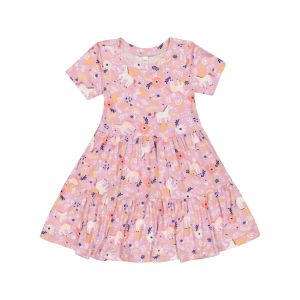 Younger Girl Printed Dress