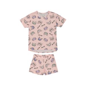 Older Girl Cat Nap Pajama Set