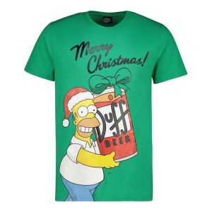 Mens Simpsons Christmas T-Shirt