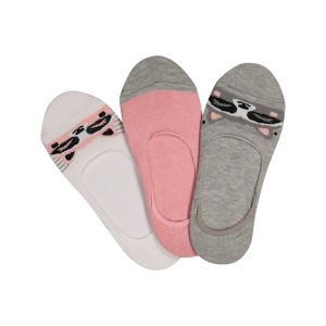 Womens 3 Pack Animal Secret Socks