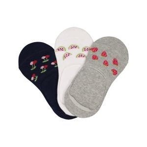 3 Pack Printed Secret Socks