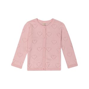Younger Girl Pointelle Cardigan