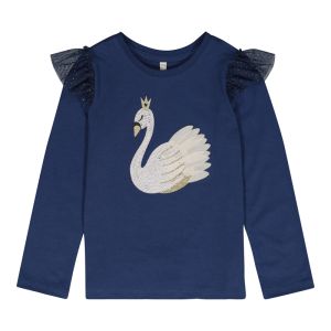 Younger Girl 3D Swan Tee