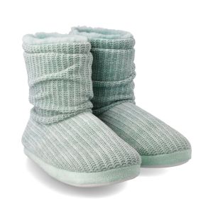 Womens Knitted Bootie Slipper
