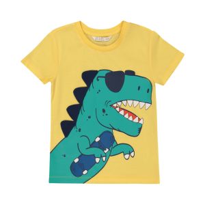Younger Boys Dinosuar Flap Tee