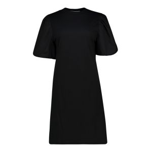 Plain Short Sleeve Bubble Dress
