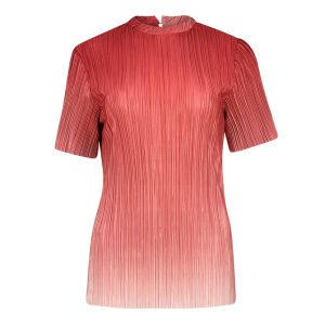 Ombre Plisse Top