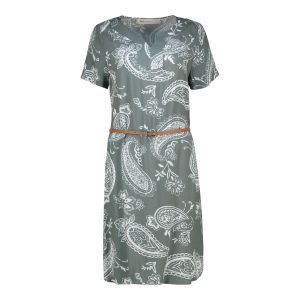 Printed Belted Dress