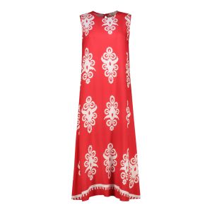 Real Border Maxi Dress