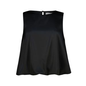 Real Satin Bubble Top