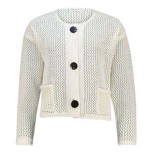 Chenille Gold Button Cardigan