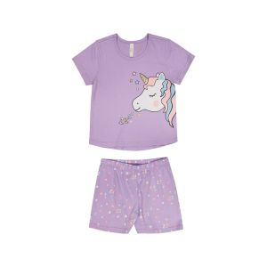 Younger Girls Unicorn Pajama Set