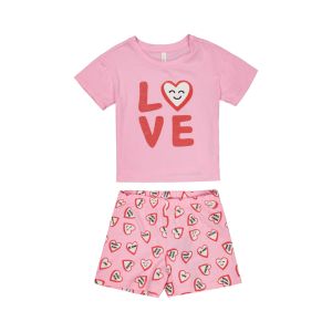 Younger Girl Valentines Day Pajama Set