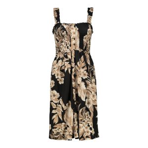 Womens Printed Strappy Dress