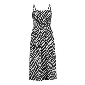 Womens Printed Strappy Maxi Dress