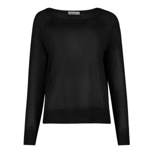Womens Lurex Pullover Sweater