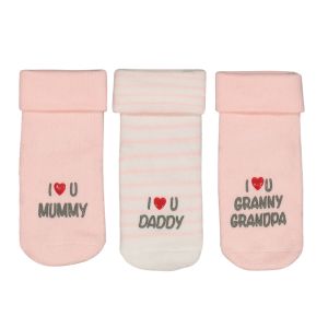 Baby Girl 3 Pack Socks