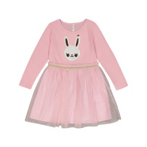 Younger Girl Sequin Bunny Dress