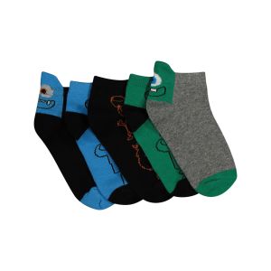 Boys 5 Pack Low Cut Socks