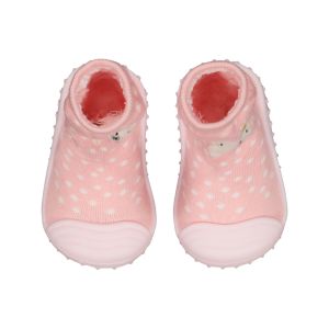 Baby Girl Mouse-Print Rubber Sole