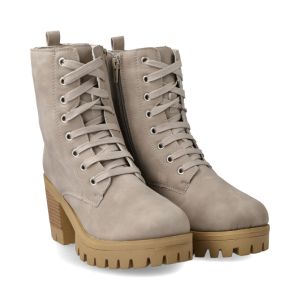 Lace Up Heeled Boots