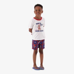 Younger Boy Teddy Bear Pajama Set