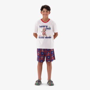 Older Boy Teddy Bear Pajama Set