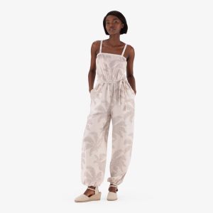 Real Printed Strappy Lace Jumpsuit