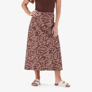 Real Satin Midi Skirt