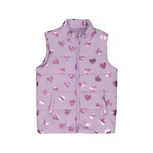Older Girl Heart Sleeveless Puffer Jacket