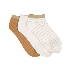 3 Pack Design Low Cut Socks
