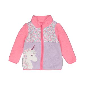 Girls Unicorn Fleece Jacket