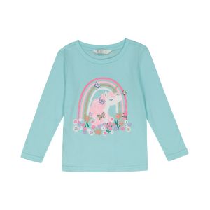 Younger Girl Unicorn Print Tee