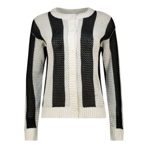 Crochet Stripe Cardigan