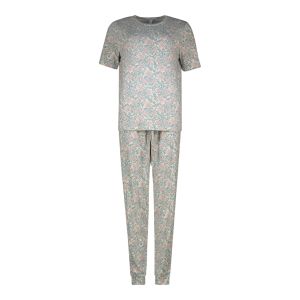 Printed Cropped Pajama Set