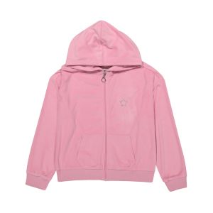 Younger Girl Velour Zip Through Jacket