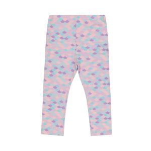Older Girl Mermaid Foil  Crop Legging