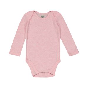 Long Sleeve Rib Knit Cotton Mélange Bodyvest