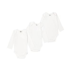 3 Pack Essential Cotton Long Sleeve Baby Bodyvest