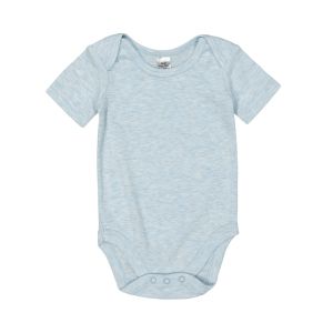 Short Sleeve Rib Knit Cotton Mélange Bodyvest