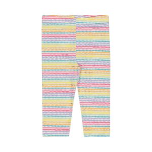 Older Girl Foil Stirpe Cropped Legging