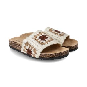 Crochet Cork Mule