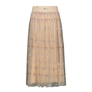 Embellished Mesh Skirt