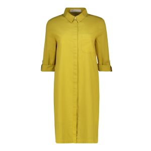 Fresh Slub Shirt Dress