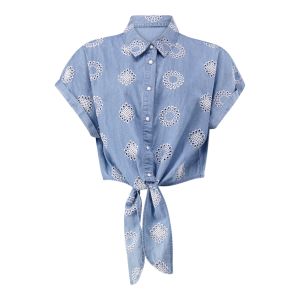 Embroidery Denim Shirt