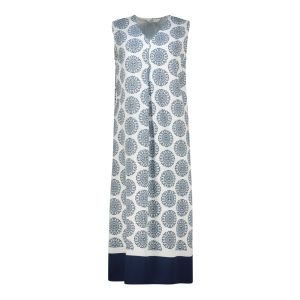Fresh Blue Border Dress