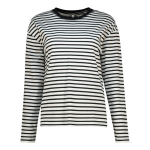 Real Print Long Sleeve Rib Tee